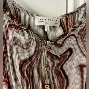 Final Touch fall maxi dress